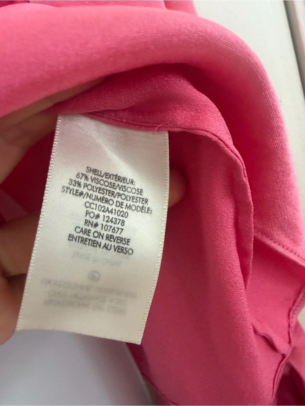 Alice + Olivia Brayden Ruffle Detail Satin Blouse Pink M Ruffle Sleeve Tie Cuff - Picture 8 of 10